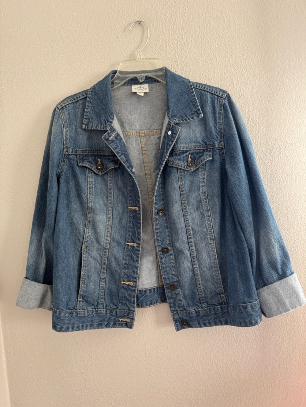 St. John’s Jean Jacket in Large.